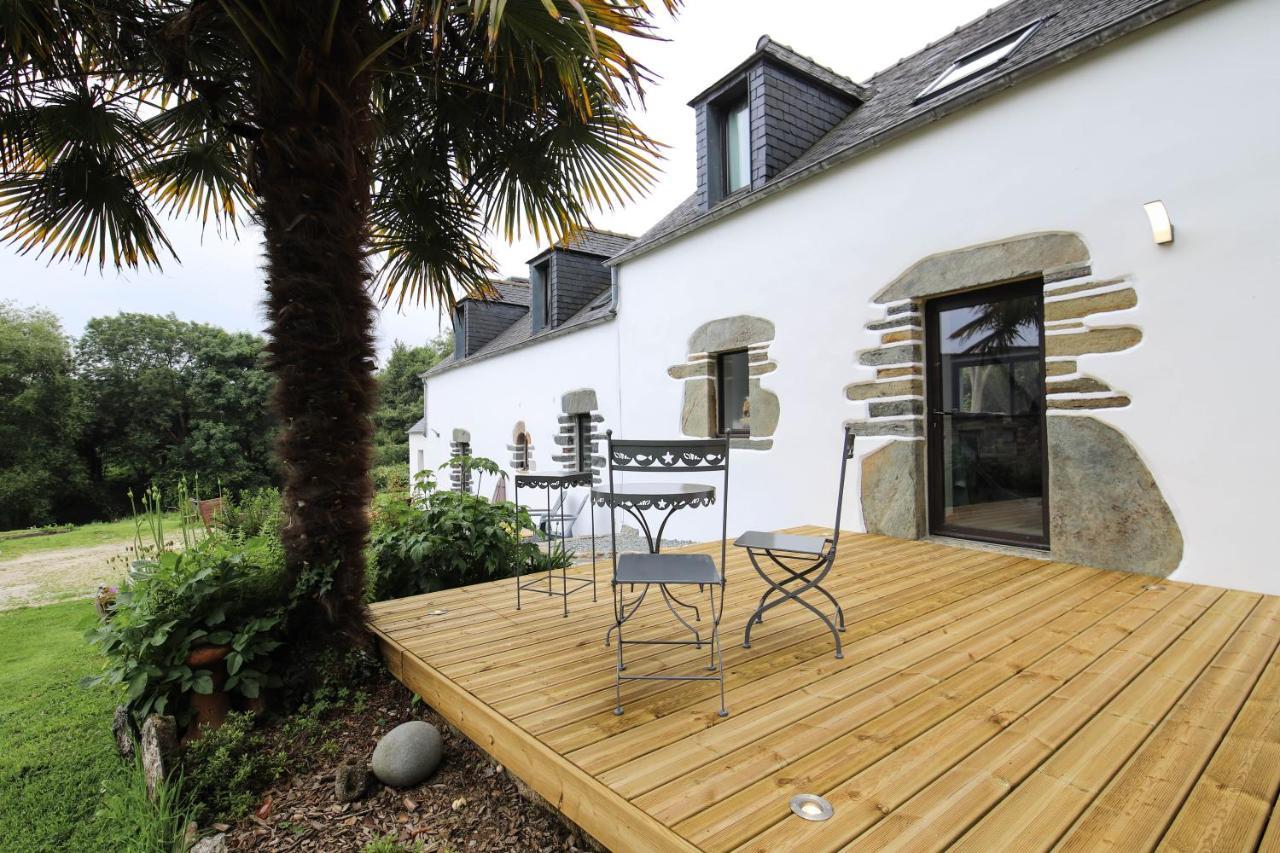 Bed and Breakfast Domaine Des Fougeres Guimaec Exterior foto